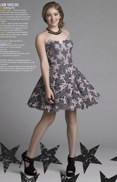 La Femme Style 20246 in TeenPROM Magazine 2014 Edition