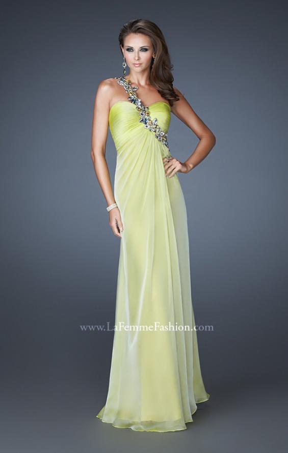 Picture of: Sweetheart Neckline Prom Dress with Multi Colored Stones in Green, Style: 18673, Detail Picture 1