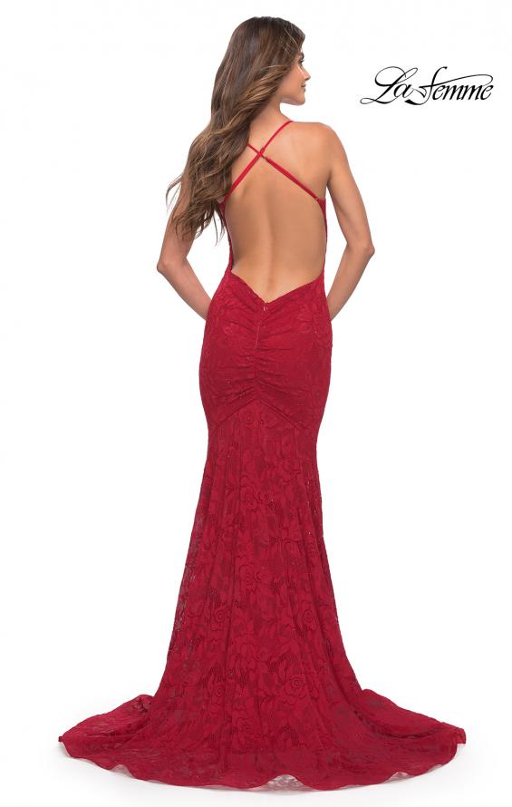 Picture of: Stunning Mermaid Stretch Lace Gown with Low Back, Style: 30511, Detail Picture 3