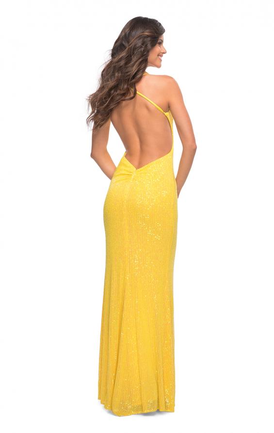 Picture of: Neon Simple Sequin Dress with Open Low Back, Style: 30617, Detail Picture 3