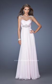 Picture of: Sweetheart Gown with Empire waist and Pearl Detailing in Pink, Style: 19977, Main Picture
