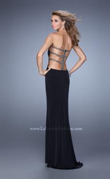 Picture of: Bold Jersey Prom Dress with Sweetheart Neckline in Black, Style: 21265, Main Picture