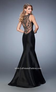 Picture of: Prom Dress with Rhinestones, Beads, and Crystals in Black, Style: 22590, Main Picture