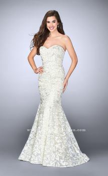 Picture of: Strapless Lace Mermaid Dress with Sweetheart Neckline in White, Style: 23840, Main Picture