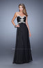 Picture of: Ruched Bodice Prom Dress with Sweetheart Neckline in Black, Style: 21173, Detail Picture 5