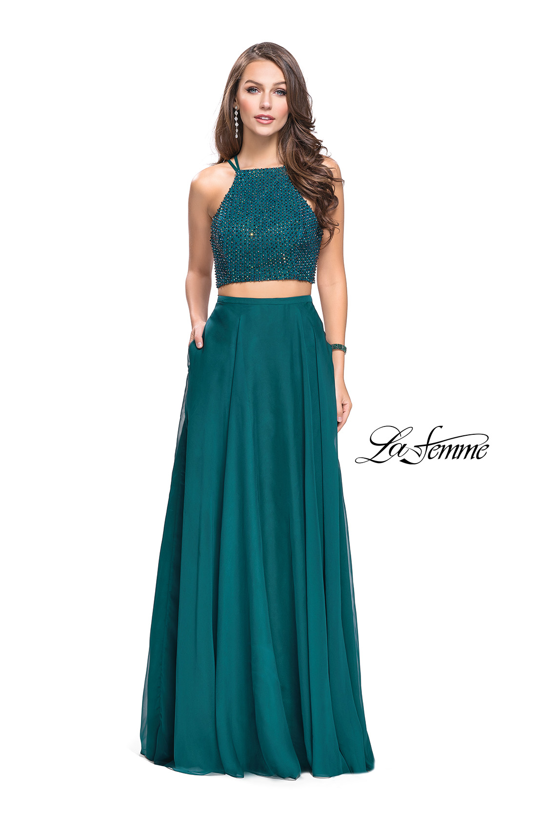 Latest chiffon gown styles 2022, two pieces chiffon styles for ladies