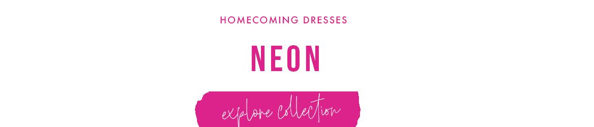 neon homecoming dresses 