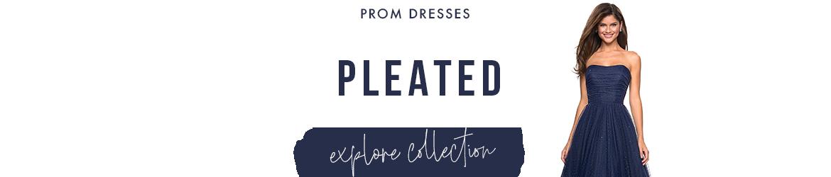 Picture of: Pleated Prom Dresses