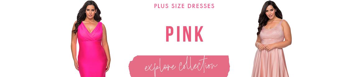 Pink Plus Size Dresses