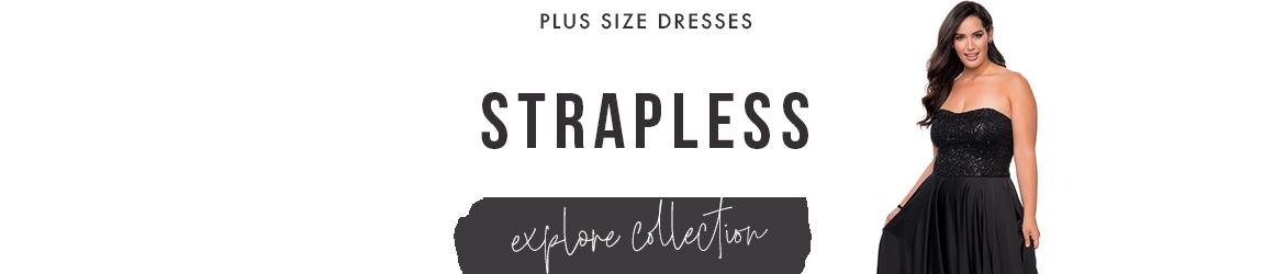 Strapless Plus Size Dresses