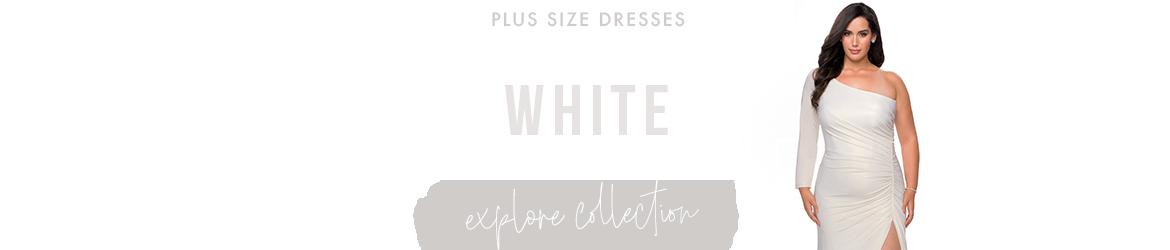 White Plus Size Dresses