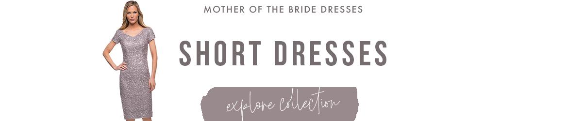Picture of: Short Mother of the Bride Dresses