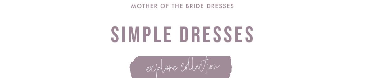 Picture of: Simple Mother of the Bride Dresses