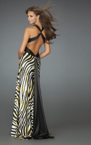 Zebra Prom Dresses Vintage