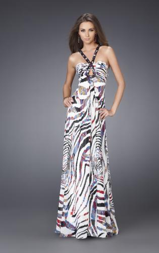 Zebra Prom Dress