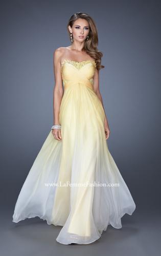 Yellow 2024 ombre dress