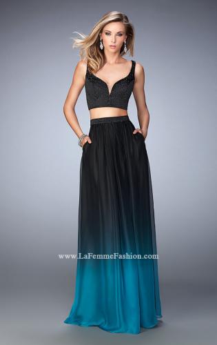 Ombre prom outlet dress