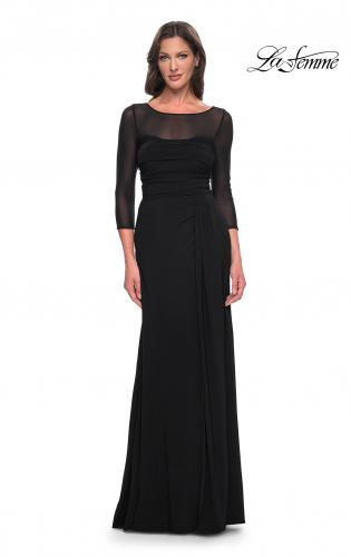 Black mother of the bride best sale dresses long