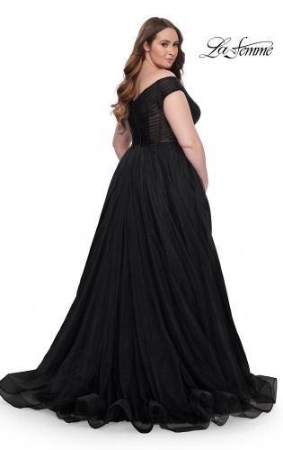 Black Plus Size Gown 