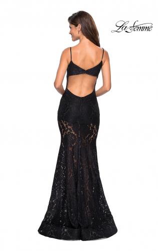 Long prom dress hot sale with shorts underneath