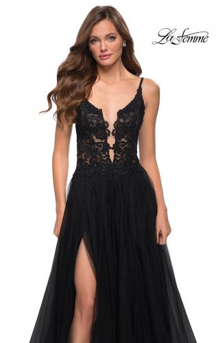 la femme black dress