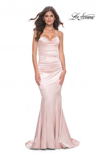 La femme champagne clearance dress