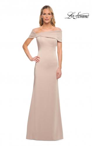 La femme off 2024 the shoulder gown