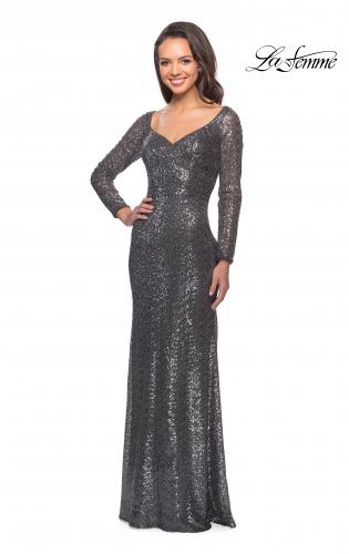 Evening Dresses with Sleeves La Femme