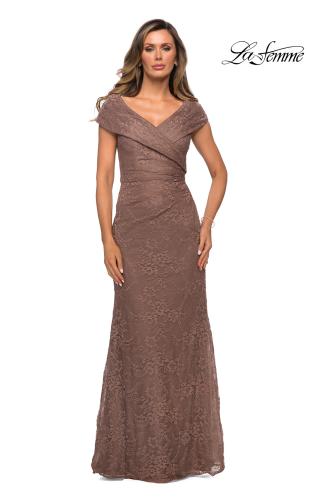 Mocha colored mother of the bride dresses best sale