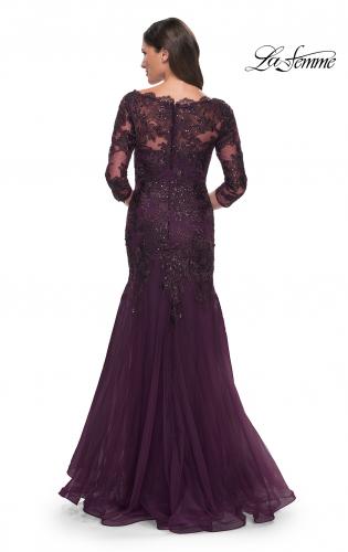 Dark purple mother of the hot sale bride dresses