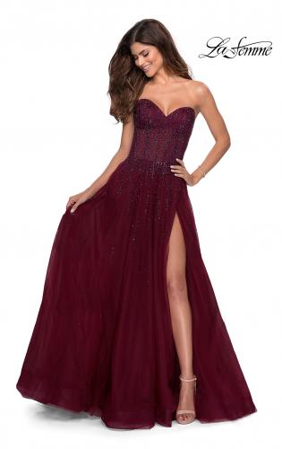 gown strapless
