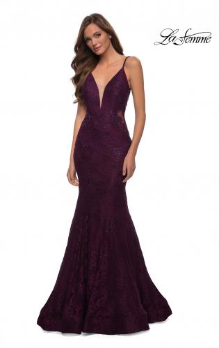 Plum coloured shop prom dresses