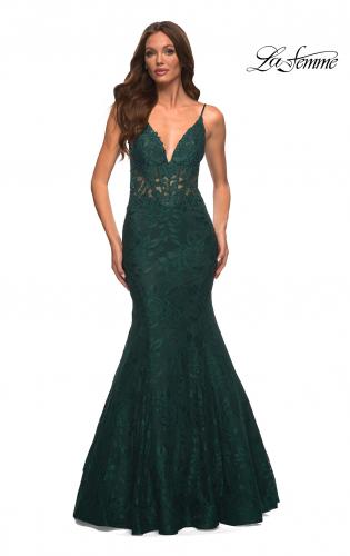 emerald green prom dresses with sleeves