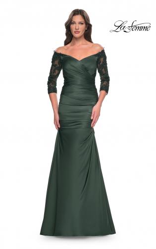 Emerald mother of the bride dress best sale