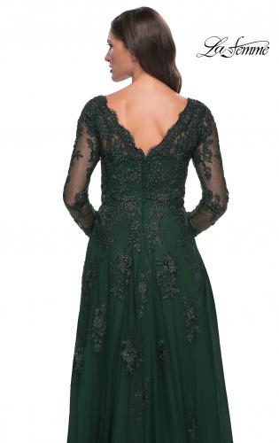 Dark Green Mother of the Groom Dress