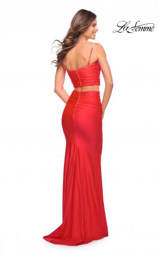 Coral two piece discount dress