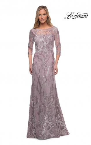 mother of the bride illusion dresses