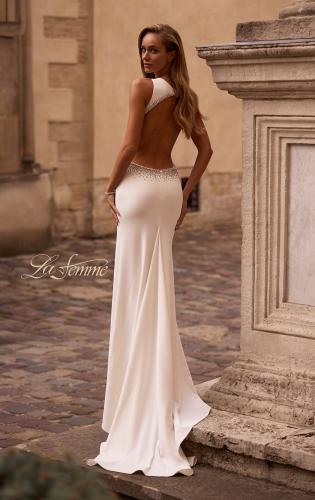 Ivory evening dress best sale