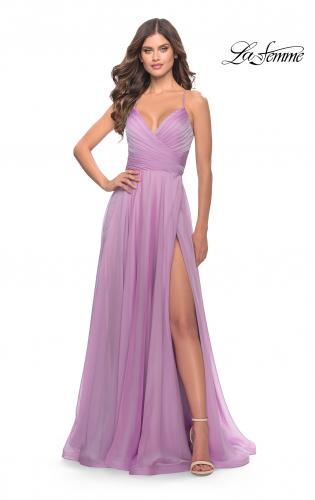 La femme popover chiffon cheap gown