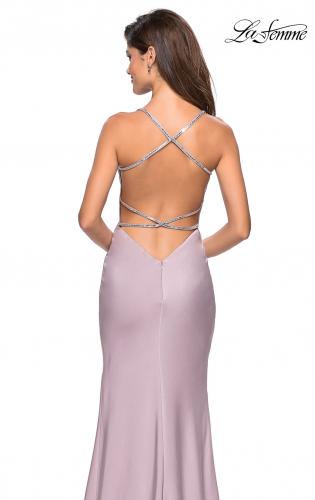 Mauve top fitted dress