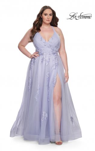 Lavender Plus Size Formal Dresses