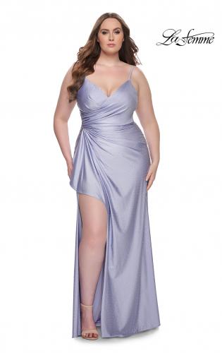 Plus size shop light purple dress