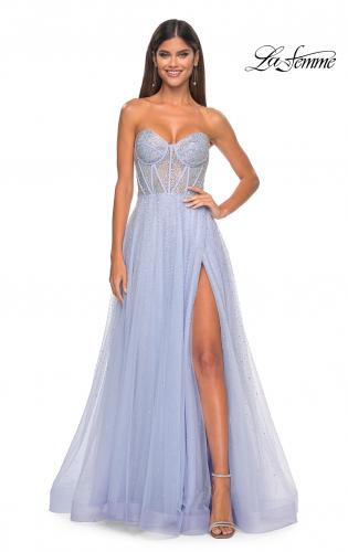 Opera Mauve Colored Prom Dress