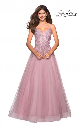 Mauve color 2024 prom dress