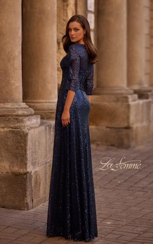 Navy Mother of the Bride Dresses and Mother of the Groom Gowns La Femme