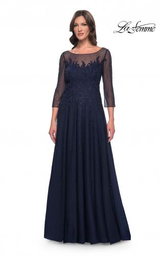 Denim Mother of the Bride Dresses La Femme