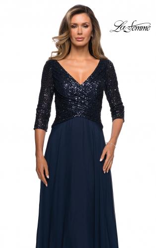 evening gowns with sleeves near me