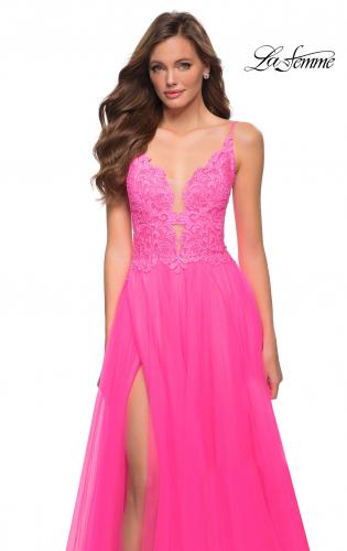 Off the Shoulder Pink Lace Prom Dresses, Off Shoulder Pink Tulle Lace – Eip  Collection
