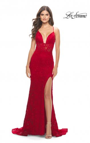 Ferrari Red Prom Dress