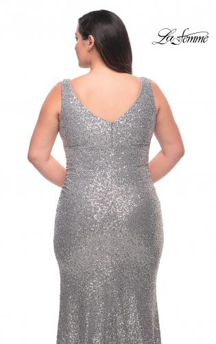 Silver plus size clearance gowns